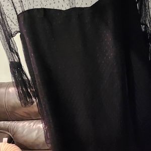 Cute Black blouse, cute light green swtr, gold and black dress, blouse& strip sw